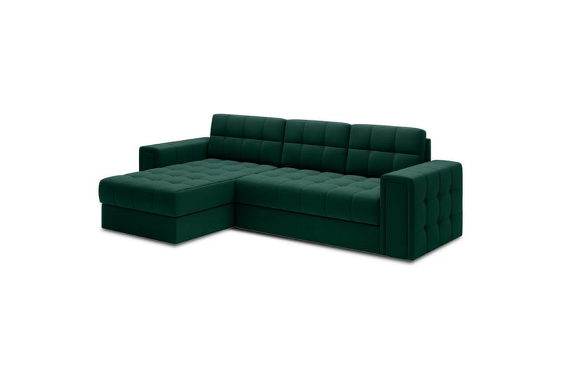 Kulmasohva Eltap Blenvi 260x150x82 cm - Lukso 35, Vihreä - Huonekalut - Sohva - Vuodesohva
