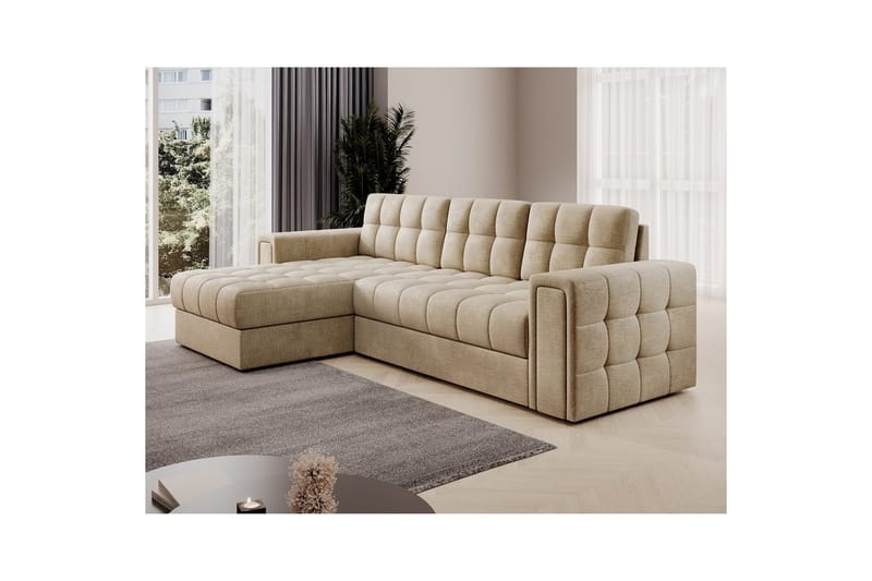 Kulmasohva Eltap Blenvi 260x150x82 cm - Monolith 09, Beige - Huonekalut - Sohva - Vuodesohva