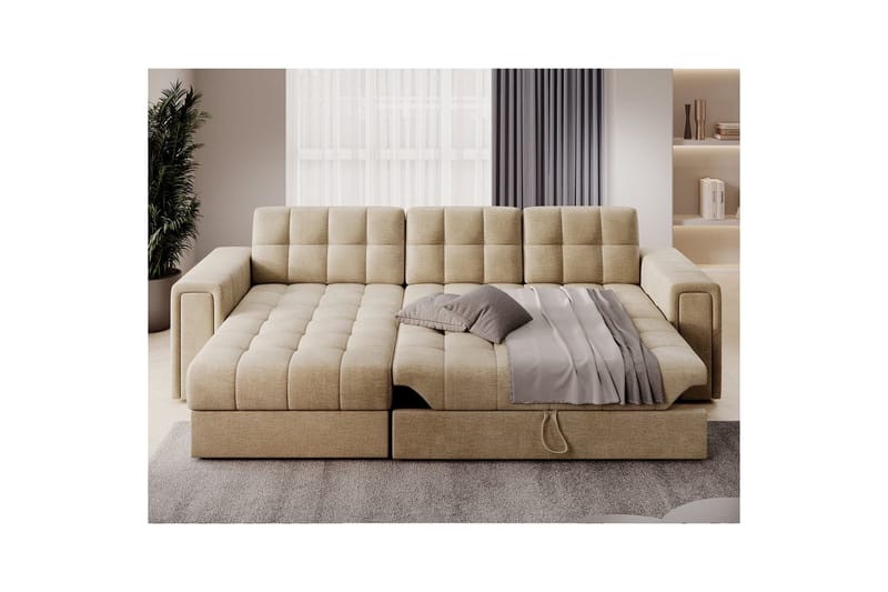 Kulmasohva Eltap Blenvi 260x150x82 cm - Monolith 09, Beige - Huonekalut - Sohva - Vuodesohva