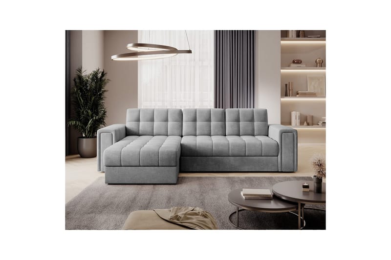 Kulmasohva Eltap Blenvi 260x150x82 cm - Monolith 84, Harmaa - Huonekalut - Sohva - Vuodesohva