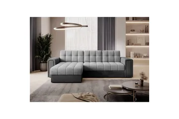Kulmasohva Eltap Blenvi 260x150x82 cm - Monolith 84, Monolith 97, Harmaa - Huonekalut - Sohva - Vuodesohva