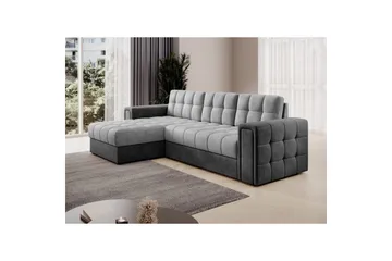 Kulmasohva Eltap Blenvi 260x150x82 cm - Monolith 84, Monolith 97, Harmaa - Huonekalut - Sohva - Vuodesohva