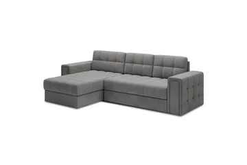 Kulmasohva Eltap Blenvi 260x150x82 cm - Monolith 85, Harmaa - Huonekalut - Sohva - Vuodesohva