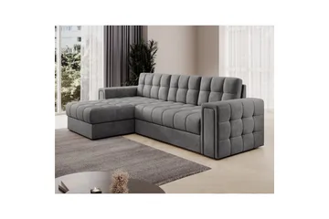 Kulmasohva Eltap Blenvi 260x150x82 cm - Monolith 85, Harmaa - Huonekalut - Sohva - Vuodesohva