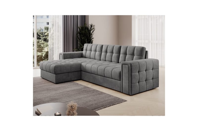 Kulmasohva Eltap Blenvi 260x150x82 cm - Monolith 85, Harmaa - Huonekalut - Sohva - Vuodesohva