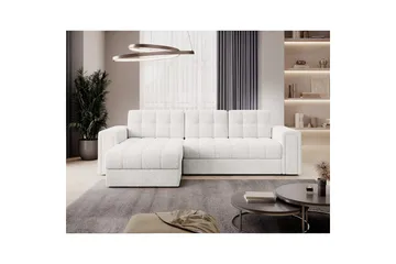 Kulmasohva Eltap Blenvi 260x150x82 cm - Royal 01, Valkoinen - Huonekalut - Sohva - Vuodesohva