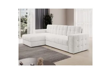 Kulmasohva Eltap Blenvi 260x150x82 cm - Royal 01, Valkoinen - Huonekalut - Sohva - Vuodesohva