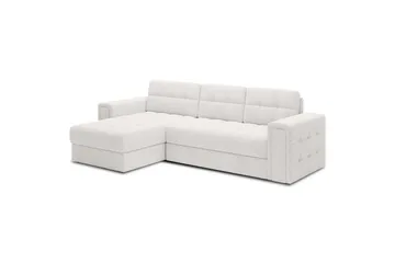 Kulmasohva Eltap Blenvi 260x150x82 cm - Royal 01, Valkoinen - Huonekalut - Sohva - Vuodesohva