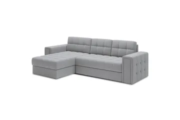 Kulmasohva Eltap Blenvi 260x150x82 cm - Sola 04, Harmaa - Huonekalut - Sohva - Vuodesohva