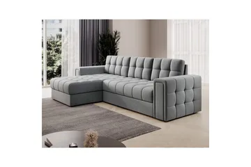 Kulmasohva Eltap Blenvi 260x150x82 cm - Sola 04, Harmaa - Huonekalut - Sohva - Vuodesohva
