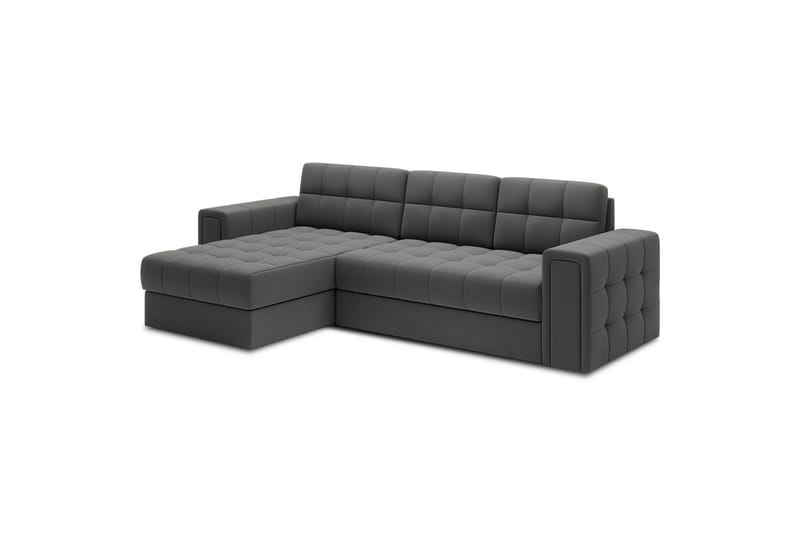 Kulmasohva Eltap Blenvi 260x150x82 cm - Sola 06, Tummanharmaa - Huonekalut - Sohva - Vuodesohva
