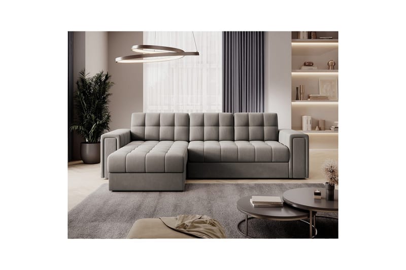 Kulmasohva Eltap Blenvi 260x150x82 cm - Sola 18, Beige - Huonekalut - Sohva - Vuodesohva
