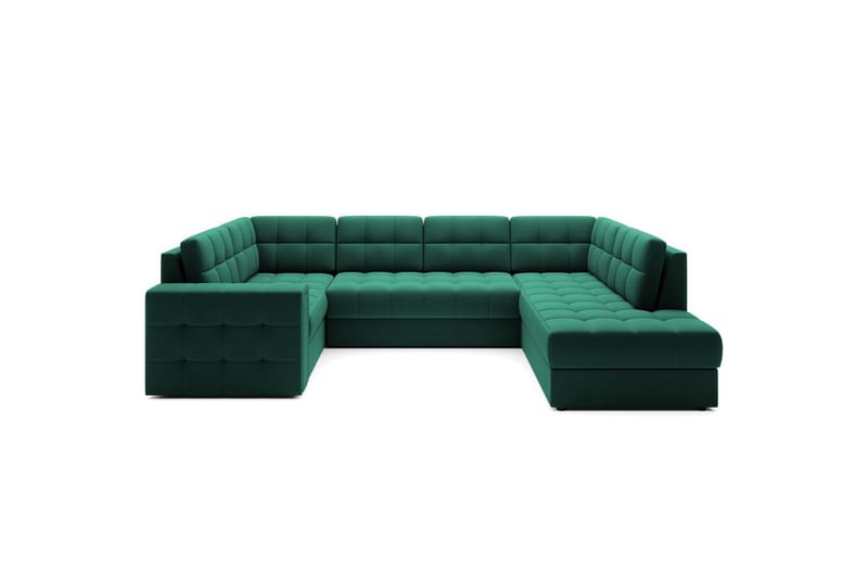 Kulmasohva Eltap Blewett 299x198x82 cm - Lukso 35, Vihreä, Oikea - Huonekalut - Sohva - Vuodesohva
