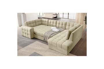 Kulmasohva Eltap Blewett 299x198x82 cm - Monolith 04, Beige, Oikea - Huonekalut - Sohva - Vuodesohva