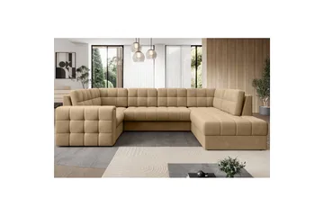 Kulmasohva Eltap Blewett 299x198x82 cm - Monolith 09, Tumma beige, Oikea - Huonekalut - Sohva - Vuodesohva