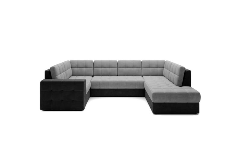 Kulmasohva Eltap Blewett 299x198x82 cm - Monolith 84, Monolith 97, Vaaleanharmaa, Tummanharmaa, Oikea - Huonekalut - Sohva - Vuodesohva