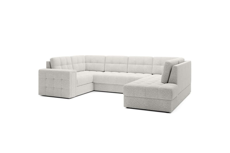 Kulmasohva Eltap Blewett 299x198x82 cm - Royal 01, Valkoinen, Oikea - Huonekalut - Sohva - Vuodesohva