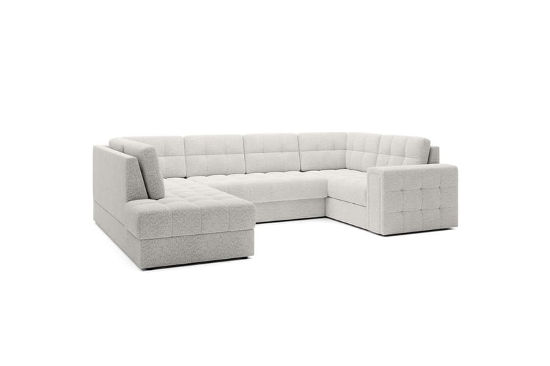 Kulmasohva Eltap Blewett 299x198x82 cm - Royal 01, Valkoinen, Vasen - Huonekalut - Sohva - Vuodesohva