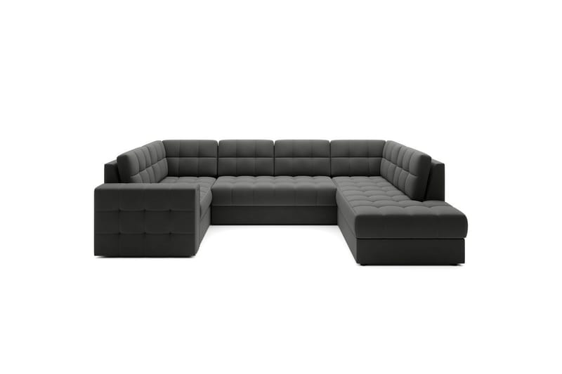 Kulmasohva Eltap Blewett 299x198x82 cm - Sola 6, Tummanharmaa, Oikea - Huonekalut - Sohva - Vuodesohva