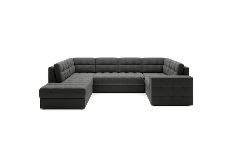 Kulmasohva Eltap Blewett 299x198x82 cm - Sola 6, Tummanharmaa, Vasen - Huonekalut - Sohva - Vuodesohva