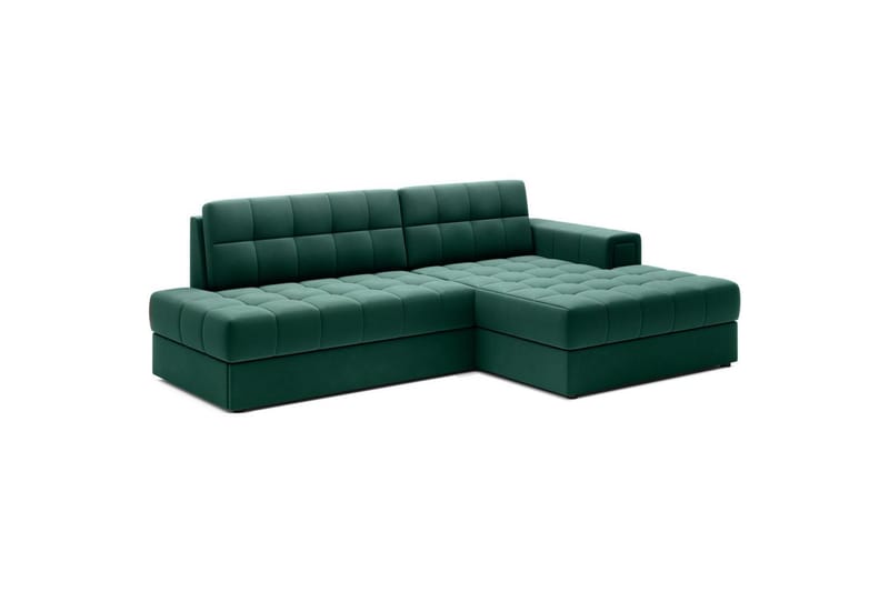 Kulmasohva Eltap Blezalt 240x150x82 cm - Lukso 35, Vihreä, Oikea - Huonekalut - Sohva - Vuodesohva