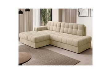 Kulmasohva Eltap Blezalt 240x150x82 cm - Monolith 04, Beige, Vasen - Huonekalut - Sohva - Vuodesohva