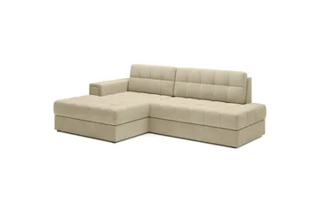 Kulmasohva Eltap Blezalt 240x150x82 cm - Monolith 04, Beige, Vasen - Huonekalut - Sohva - Vuodesohva