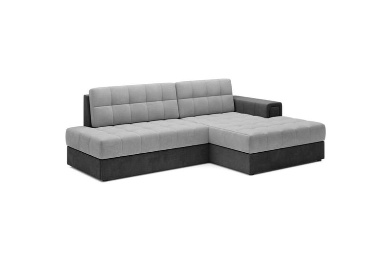 Kulmasohva Eltap Blezalt 240x150x82 cm - Monolith 84, Monolith 97, Vaaleanharmaa, Tummanharmaa, Oikea - Huonekalut - Sohva - Vuodesohva