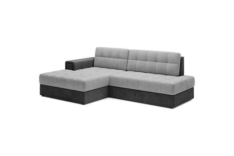 Kulmasohva Eltap Blezalt 240x150x82 cm - Monolith 84, Monolith 97, Vaaleanharmaa, Tummanharmaa, Vasen - Huonekalut - Sohva - Vuodesohva