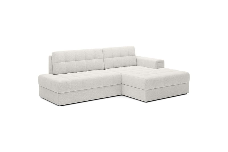 Kulmasohva Eltap Blezalt 240x150x82 cm - Royal 01, Valkoinen, Oikea - Huonekalut - Sohva - Vuodesohva