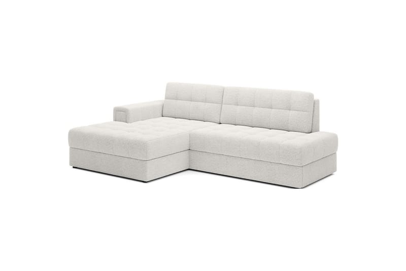 Kulmasohva Eltap Blezalt 240x150x82 cm - Royal 01, Valkoinen, Vasen - Huonekalut - Sohva - Vuodesohva
