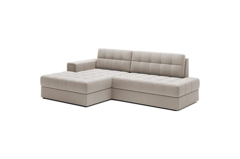 Kulmasohva Eltap Blezalt 240x150x82 cm - Sola 18, Beige, Vasen - Huonekalut - Sohva - Vuodesohva