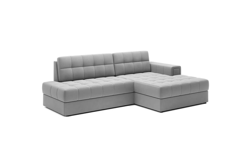 Kulmasohva Eltap Blezalt 240x150x82 cm - Sola 4, Harmaa, Oikea - Huonekalut - Sohva - Vuodesohva