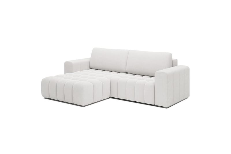 Kulmasohva Eltap Bonett 250x175x92 cm - Jaffray 01, Valkoinen, Vasen - Huonekalut - Sohva - Vuodesohva