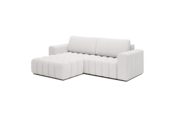 Kulmasohva Eltap Bonett 250x175x92 cm - Jaffray 01, Valkoinen, Vasen - Huonekalut - Sohva - Vuodesohva