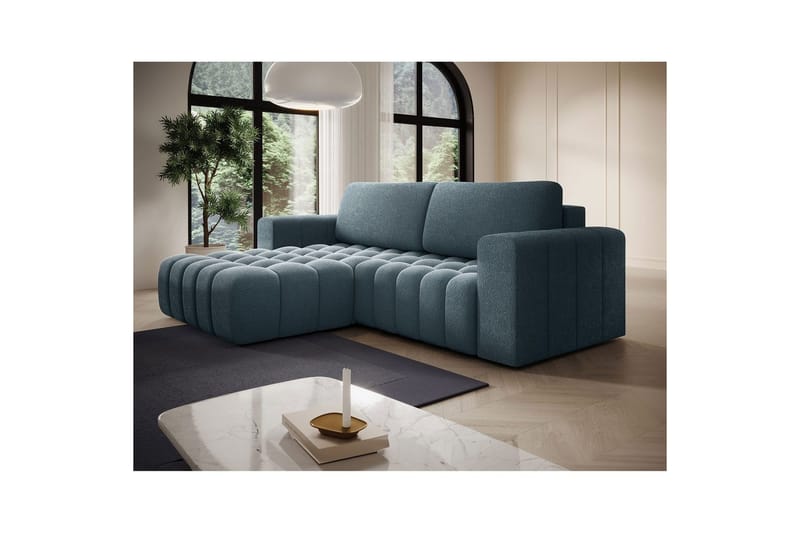 Kulmasohva Eltap Bonett 250x175x92 cm - Jaffray 40, Sininen, Vasen - Huonekalut - Sohva - Vuodesohva
