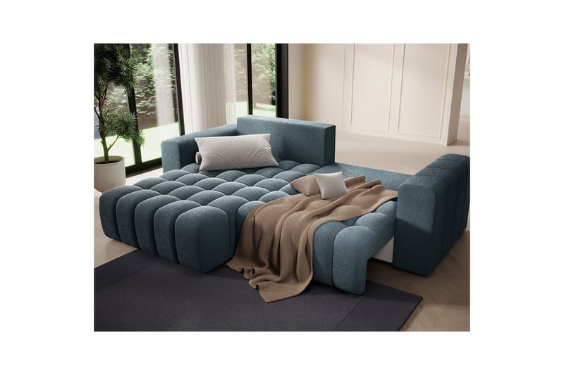 Kulmasohva Eltap Bonett 250x175x92 cm - Jaffray 40, Sininen, Vasen - Huonekalut - Sohva - Vuodesohva