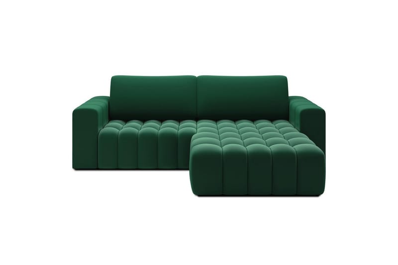Kulmasohva Eltap Bonett 250x175x92 cm - Kronos 19, Tummanvihreä, Oikea - Huonekalut - Sohva - Vuodesohva