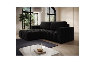 Kulmasohva Eltap Bonett 250x175x92 cm - Matt Velvet 99, Sininen, Vasen - Huonekalut - Sohva - Vuodesohva