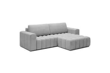 Kulmasohva Eltap Bonett 250x175x92 cm - Monolith 84, Vaaleanharmaa, Oikea - Huonekalut - Sohva - Vuodesohva