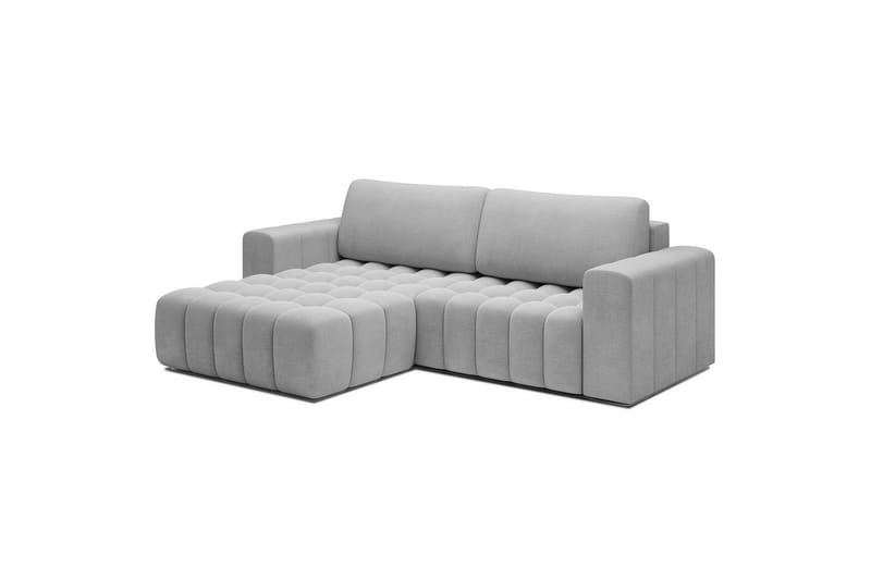 Kulmasohva Eltap Bonett 250x175x92 cm - Monolith 84, Vaaleanharmaa, Vasen - Huonekalut - Sohva - Vuodesohva