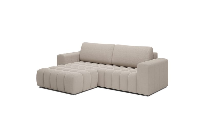 Kulmasohva Eltap Bonett 250x175x92 cm - Royal 18, Beige, Vasen - Huonekalut - Sohva - Vuodesohva