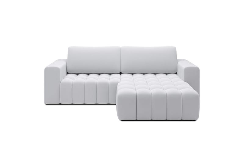 Kulmasohva Eltap Bonett 250x175x92 cm, Solar 01, Valkoinen, Oikea