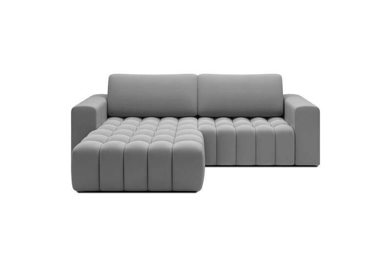 Kulmasohva Eltap Bonett 250x175x92 cm - Paros 05, vaaleanharmaa, Vasen - Huonekalut - Sohva - Vuodesohva
