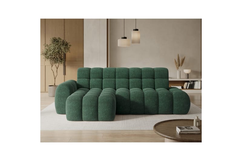 Kulmasohva Eltap Ceedro 283x165x98 cm - Amore 35, Vihreä, Vasen - Huonekalut - Sohva - Vuodesohva