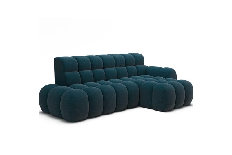 Kulmasohva Eltap Ceedro 283x165x98 cm - Amore 40, Sininen, Oikea - Huonekalut - Sohva - Vuodesohva