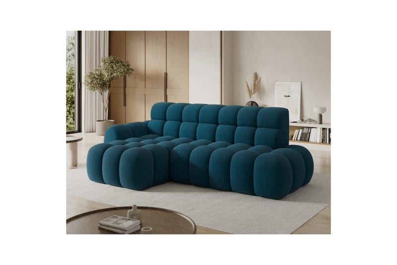 Kulmasohva Eltap Ceedro 283x165x98 cm - Amore 40, Sininen, Vasen - Huonekalut - Sohva - Vuodesohva