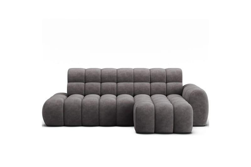 Kulmasohva Eltap Ceedro 283x165x98 cm - Aura 04, Harmaa, Oikea - Huonekalut - Sohva - Vuodesohva