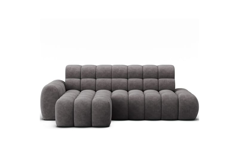 Kulmasohva Eltap Ceedro 283x165x98 cm - Aura 04, Harmaa, Vasen - Huonekalut - Sohva - Vuodesohva