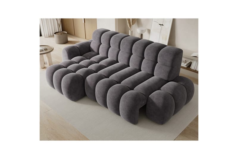 Kulmasohva Eltap Ceedro 283x165x98 cm - Aura 04, Harmaa, Vasen - Huonekalut - Sohva - Vuodesohva